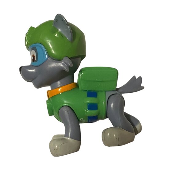 Paw Patrol Rocky & Rubble Figures Construction Vehicle Toy Lot of 2 Durable - Picture 4 of 13